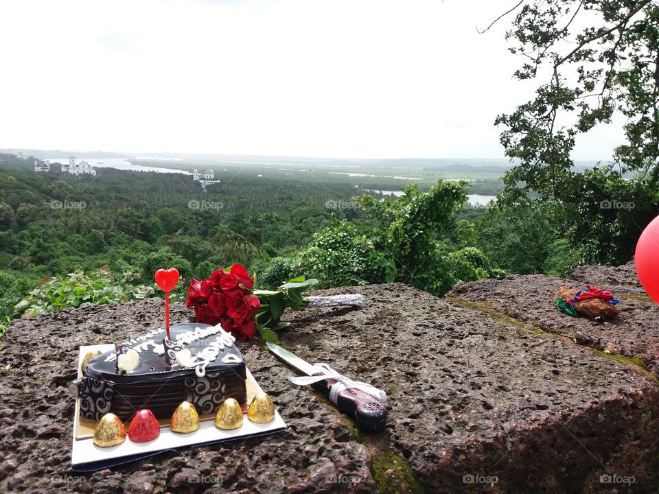 Love Suprise Birthday Celebration In Nature