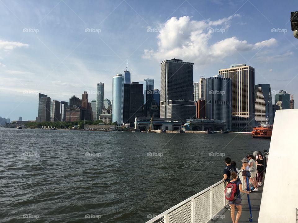 View from Governor’s Island Ferry 