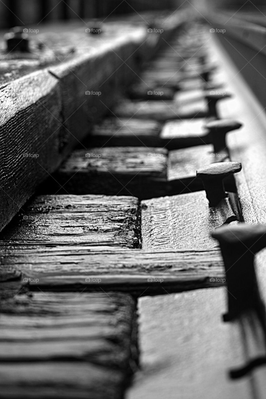 Railroad closeup