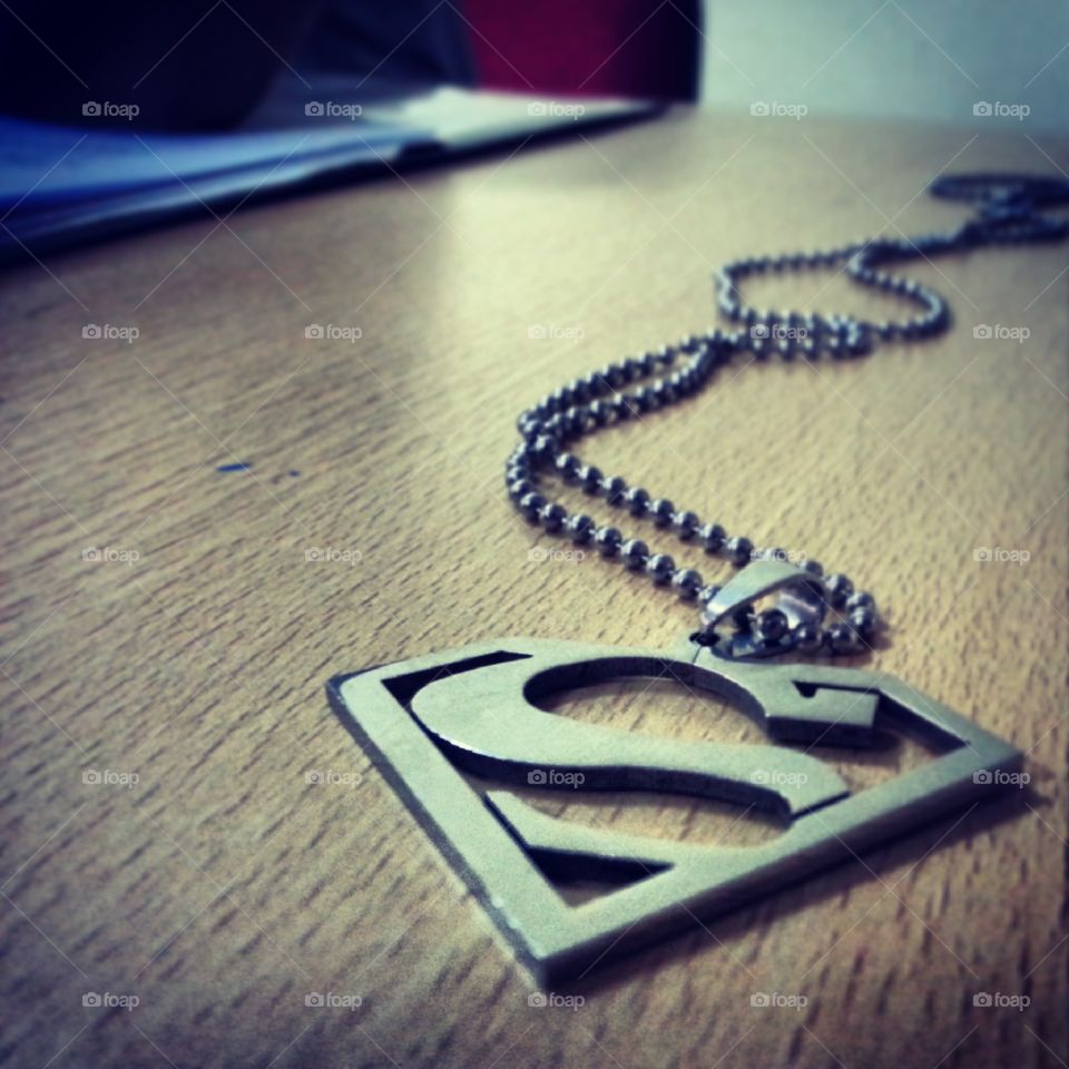 Metallic Superman logo