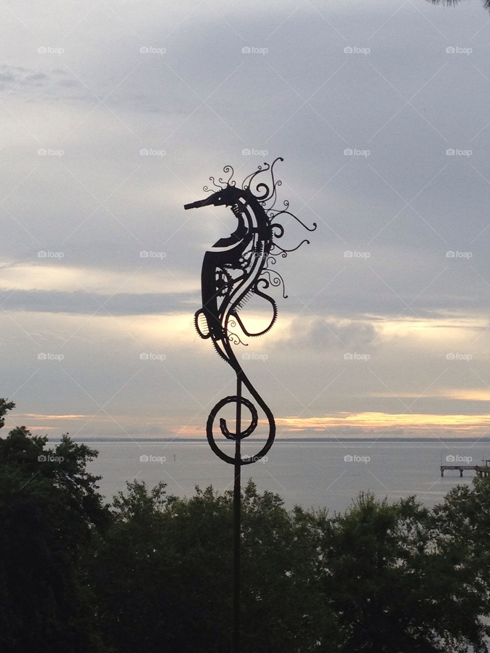 china tree sunset sculpture by jkschmitt