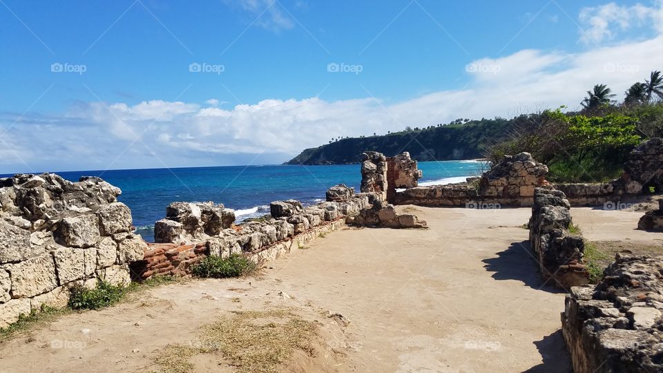 The Priceless View of "The Ruins," of Aguadilla, Puerto Rico