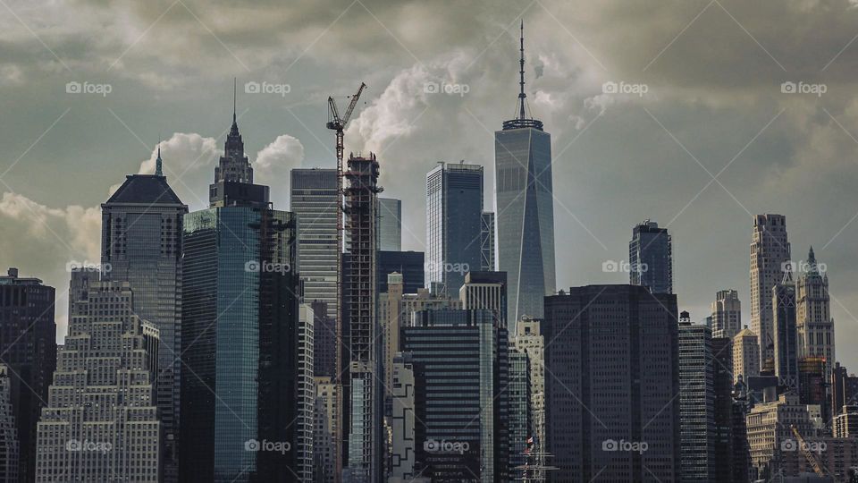 New York city skyline