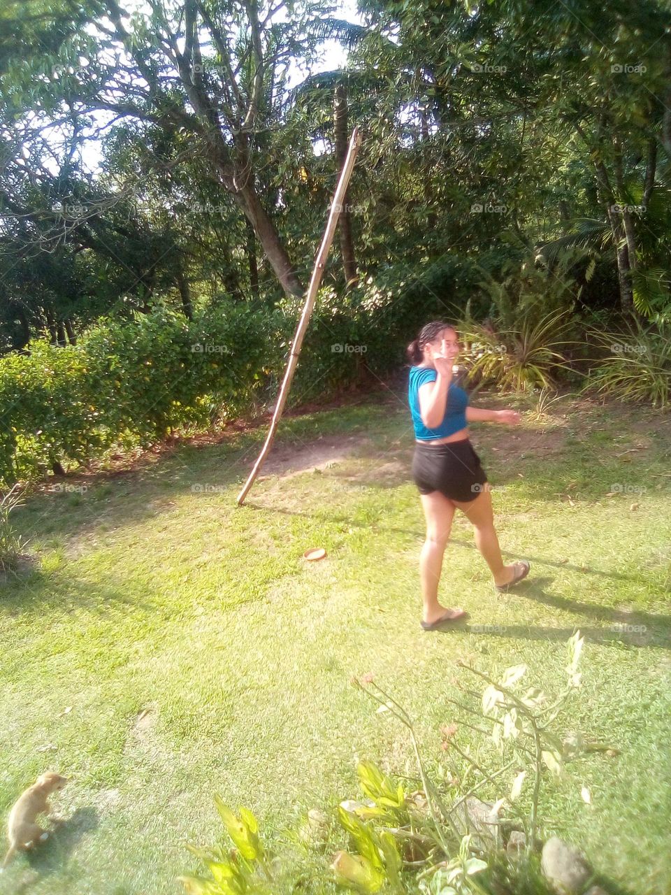 I have suffer from my blood swet and tears and I must reap from my harvest not any one but m