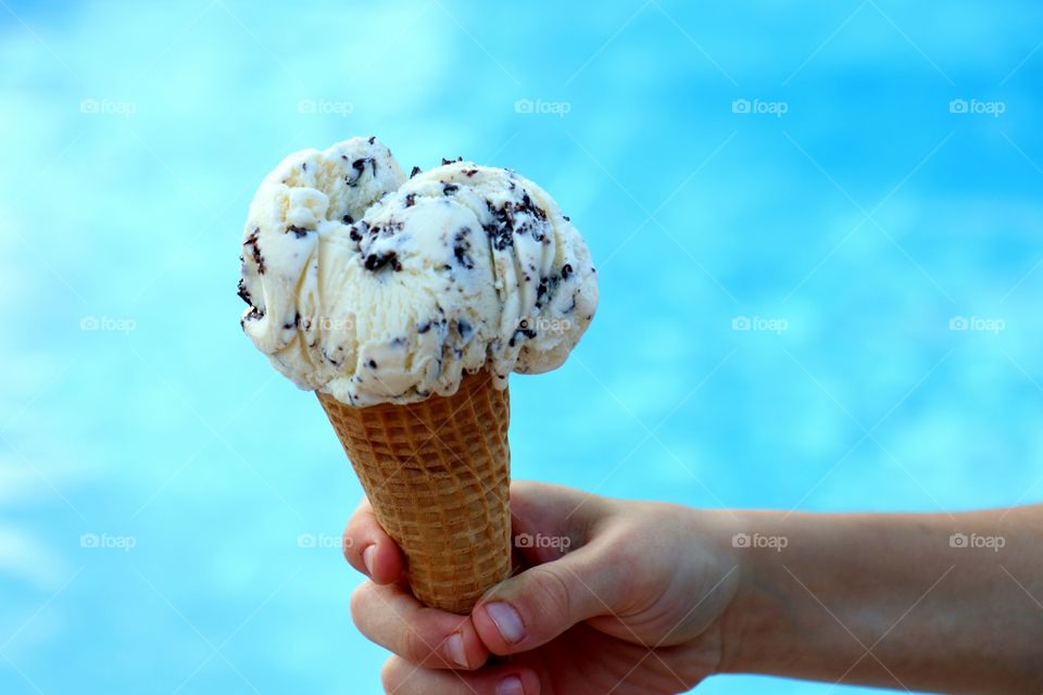 Chocolate chip ice cream