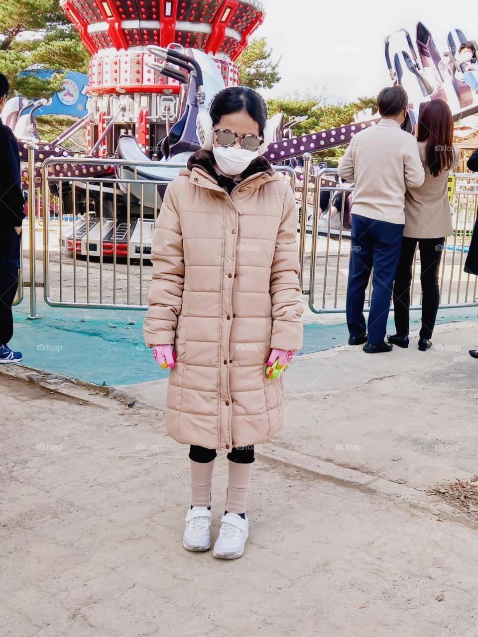 its cold sunday. going out with family to have some fun.