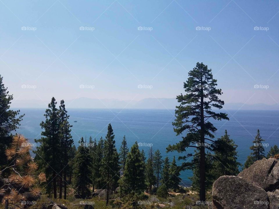 Summertime in North Lake Tahoe, California.