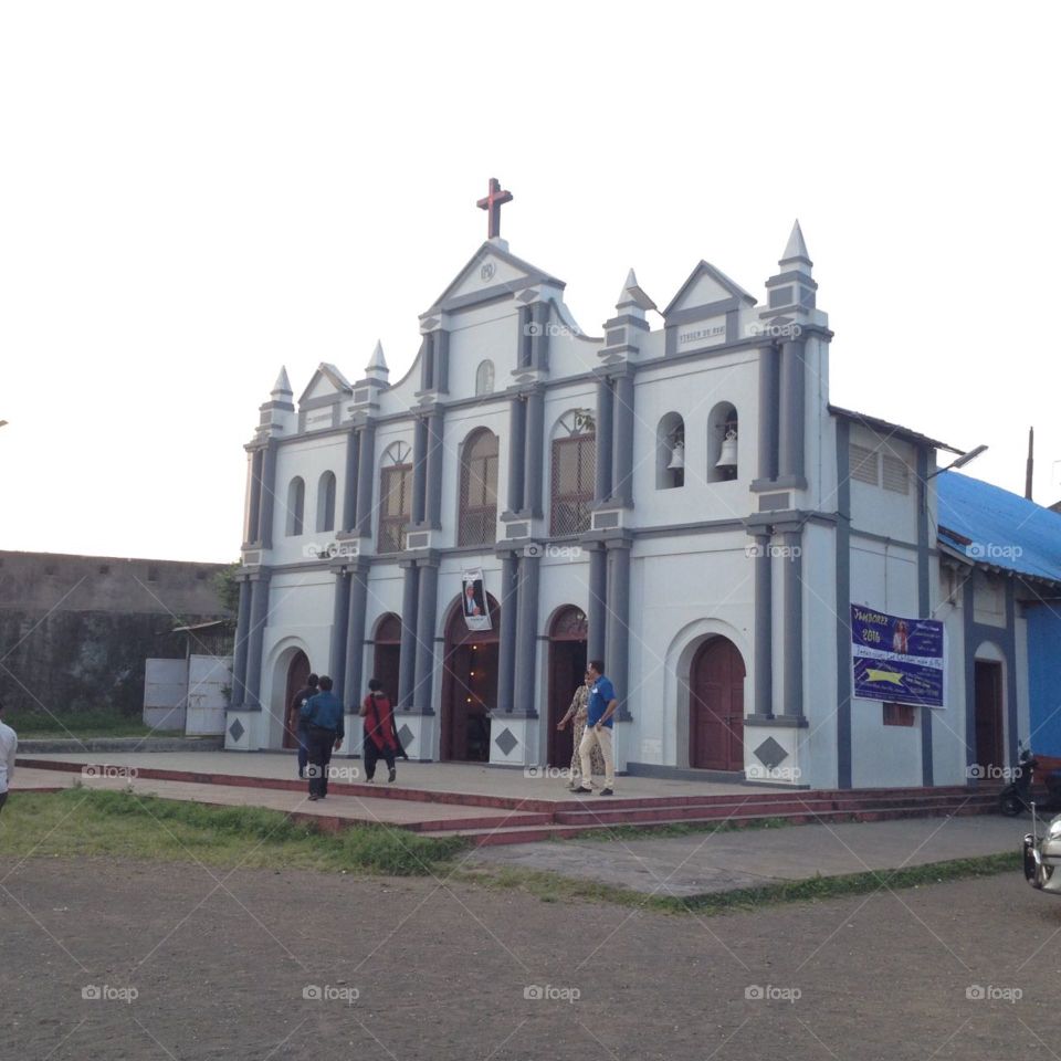 Church inside a Fort @ Daman