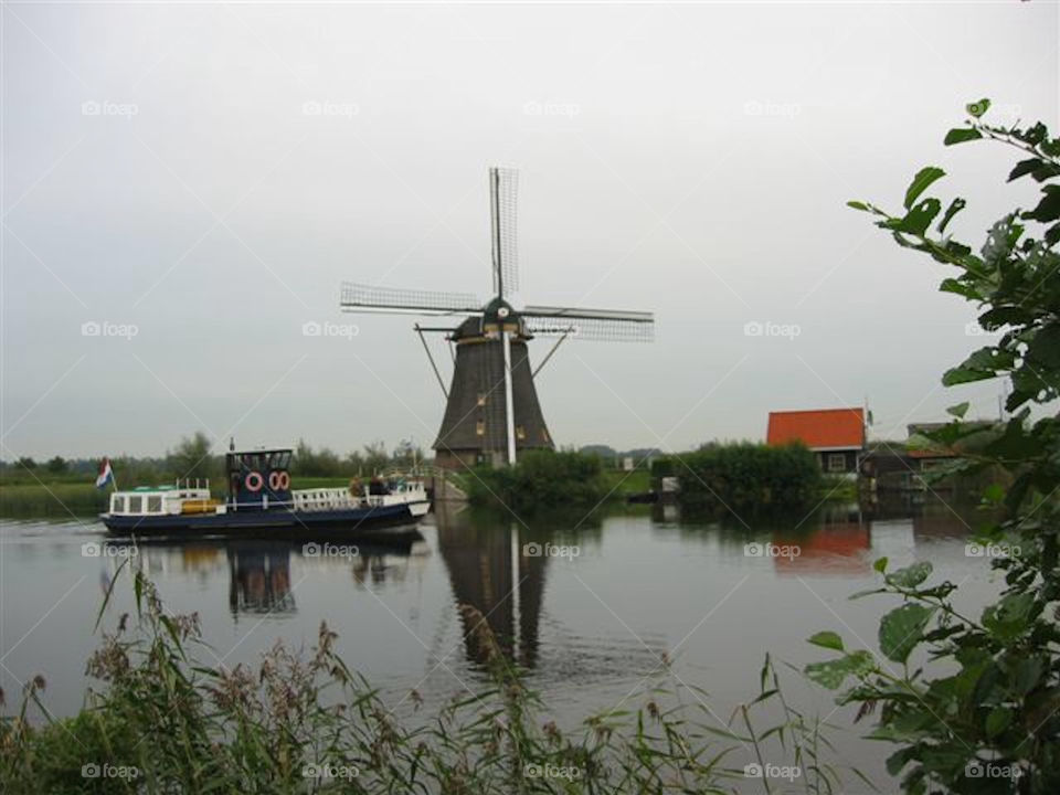 windmills rotterdam navigation netherland by piotre