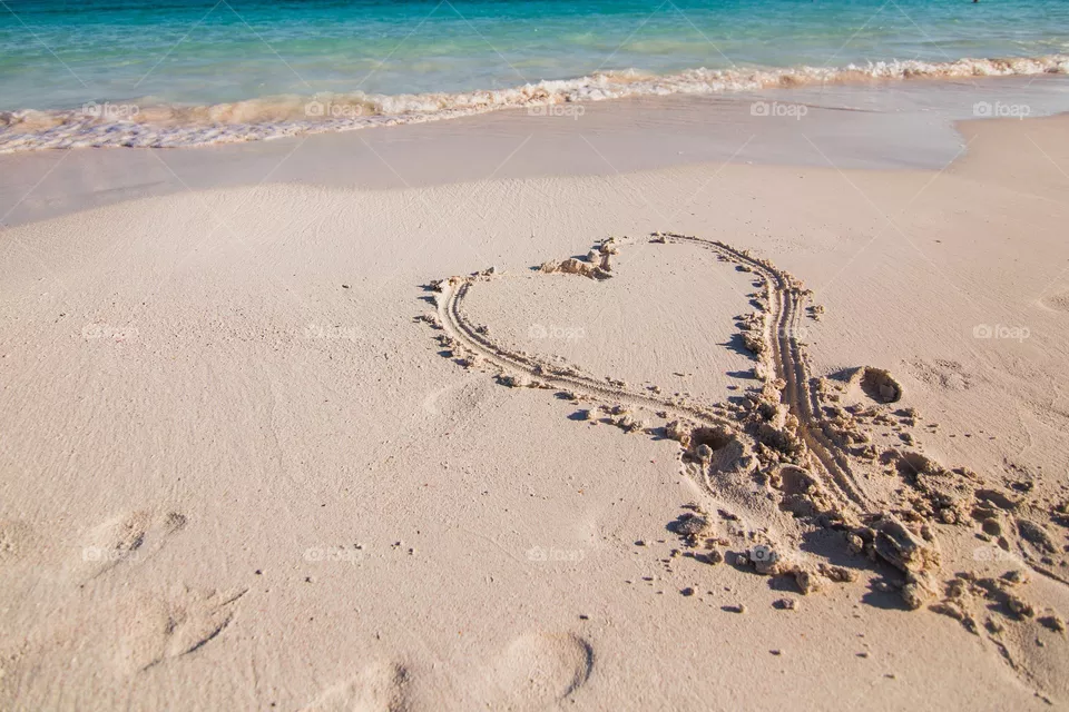 Heart in Sand