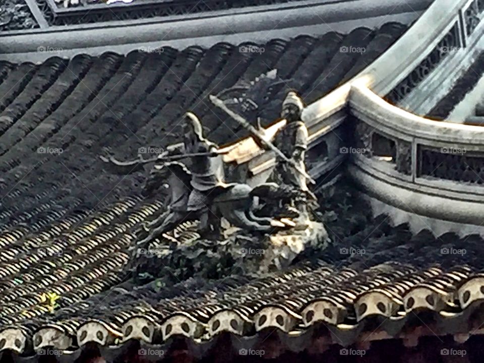 Chinese roof ornament