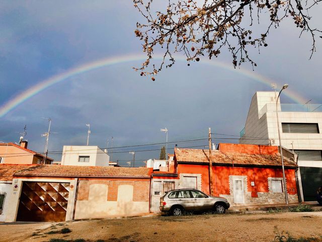 there's a rainbow after the rain🌩