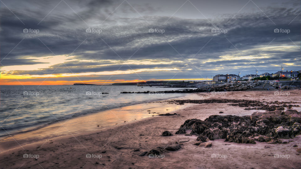 Salthill sunset, Galway city, Ireland