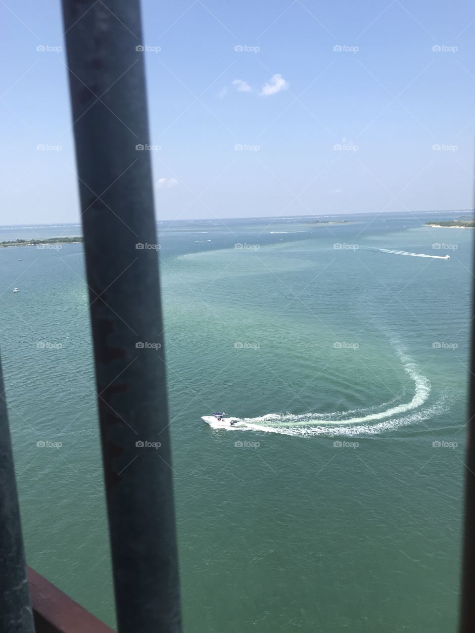 Bars on water ocean bay beach 