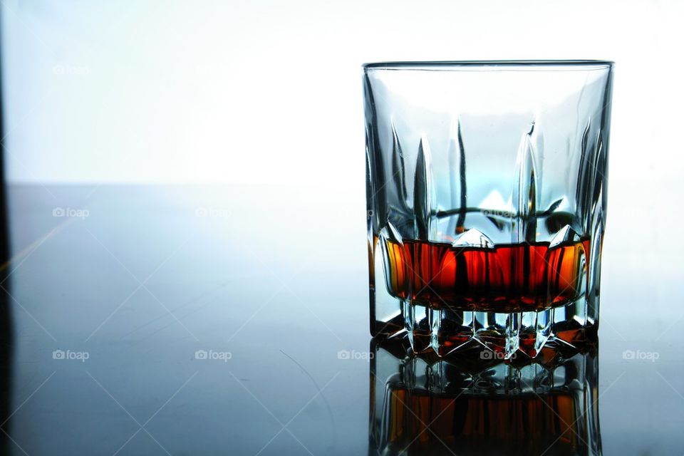 alcoholic drink in a glass