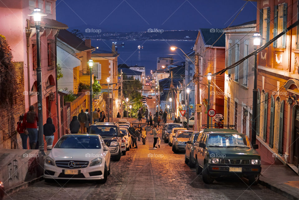 Valparaíso port of Chile