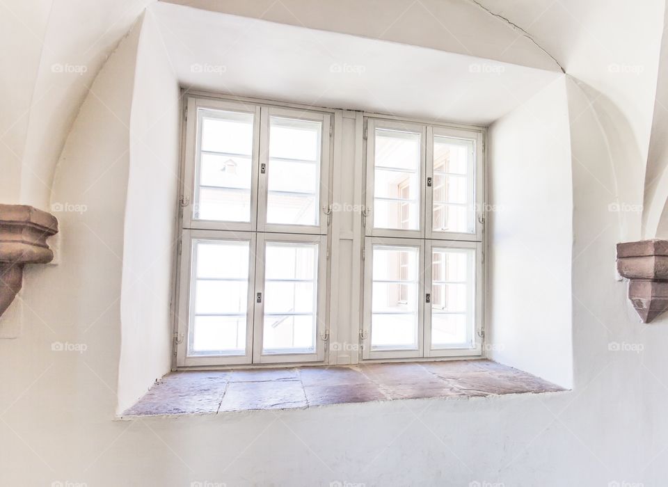 Window indoor architecture  from  monastery Eberbach 