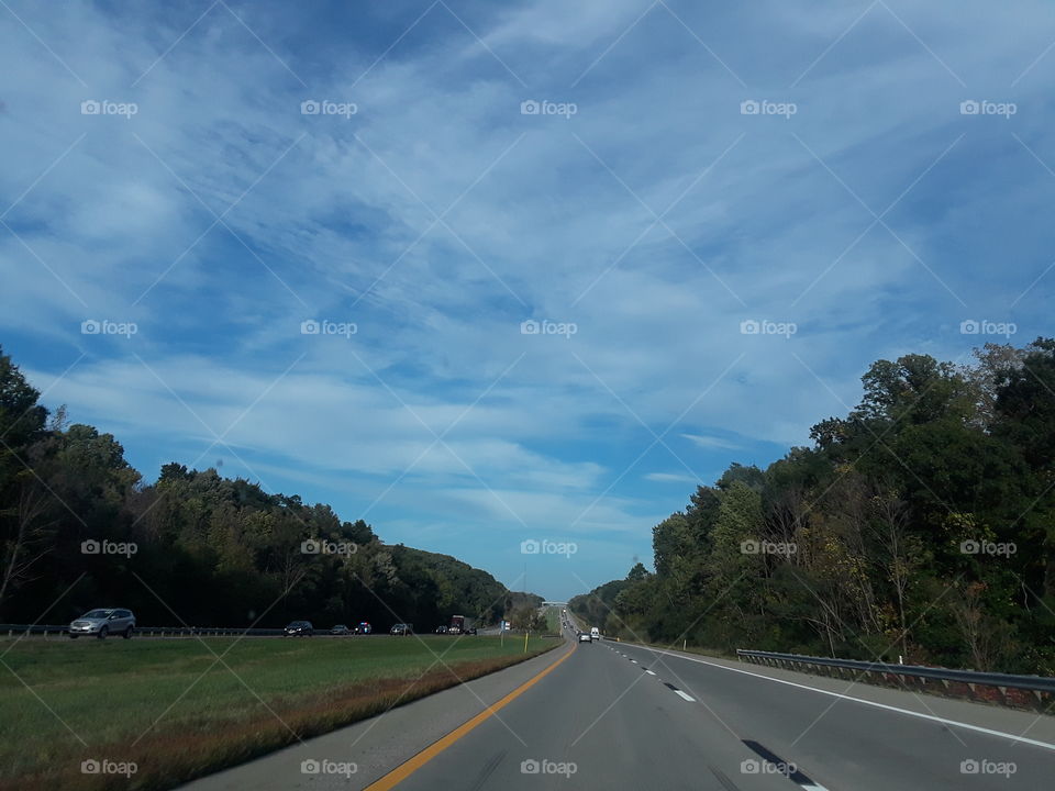 highway sky