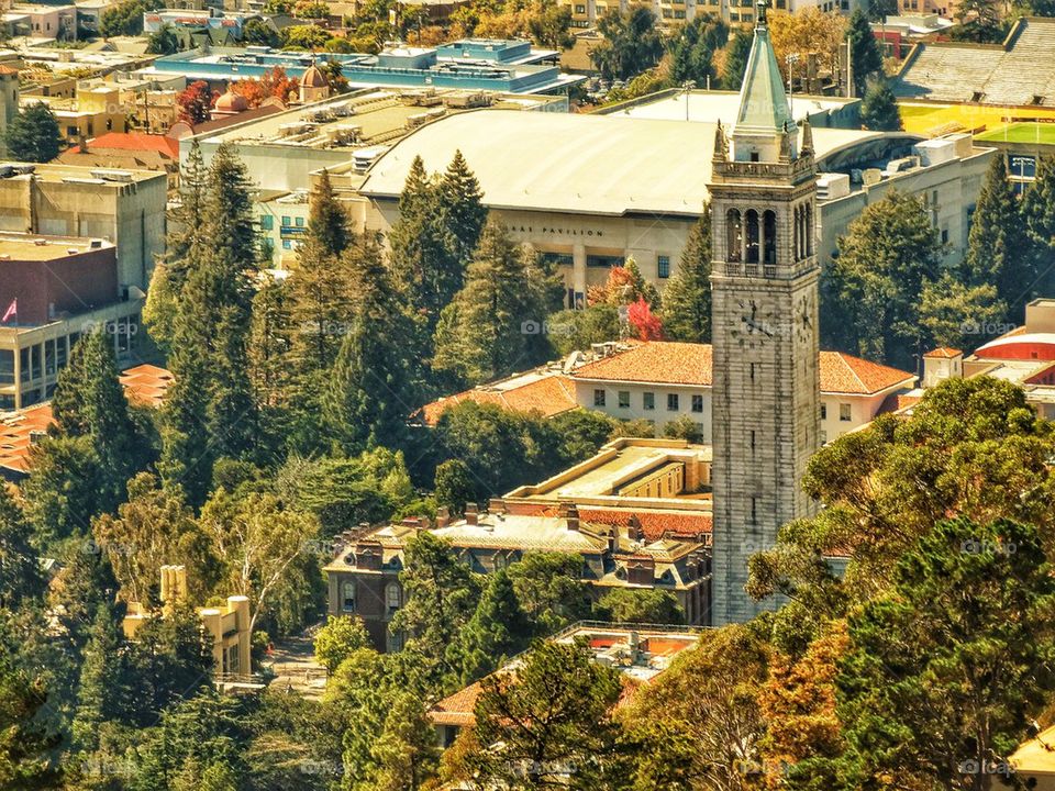 Aerial View Of Berkeley Campus