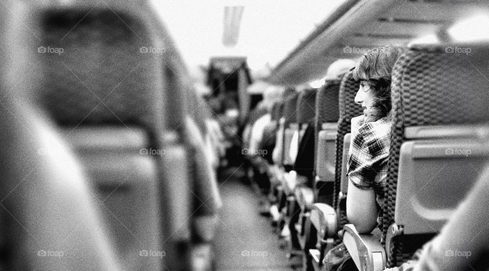 Airplane passenger