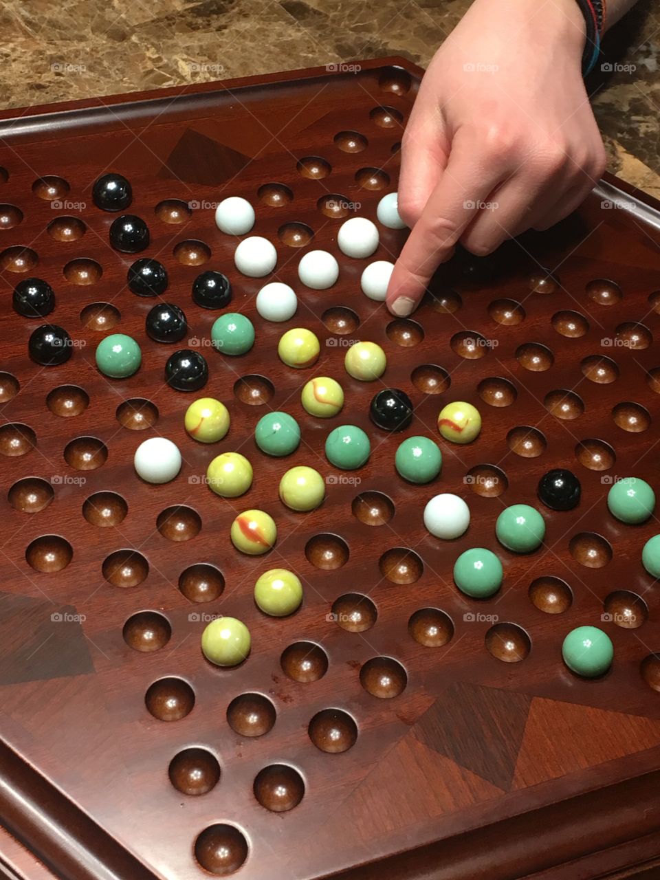 Playing Chinese checkers 