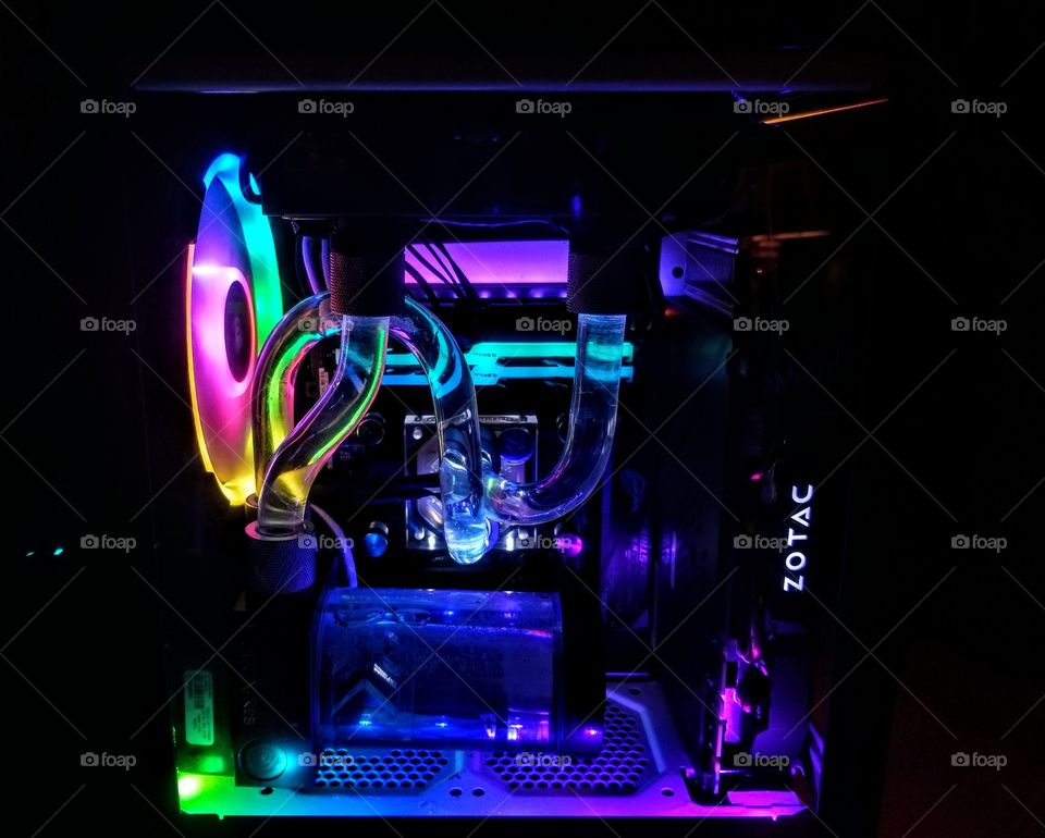 RGB gaming PC