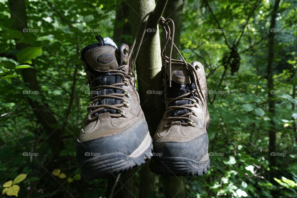 Hanging up the old hiking boots ...