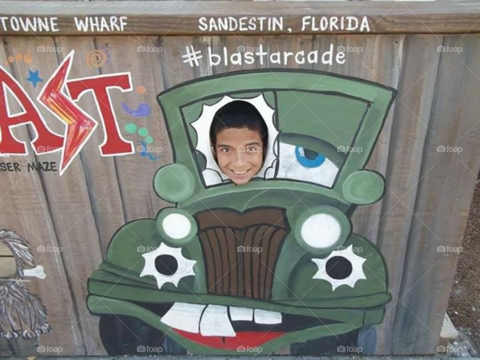My son having fun In Sandestin,  FL.
