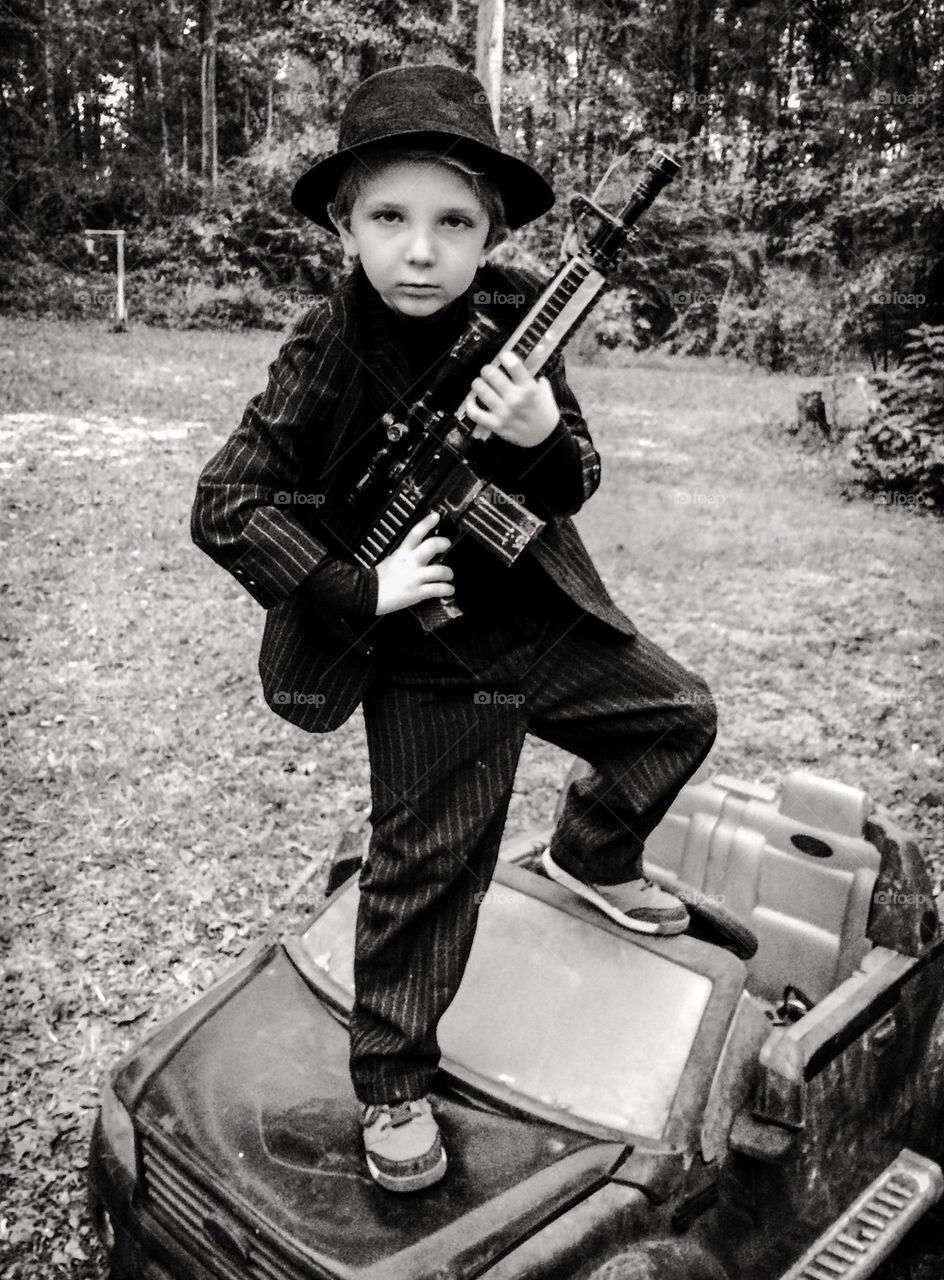 My little 1930's gangster 