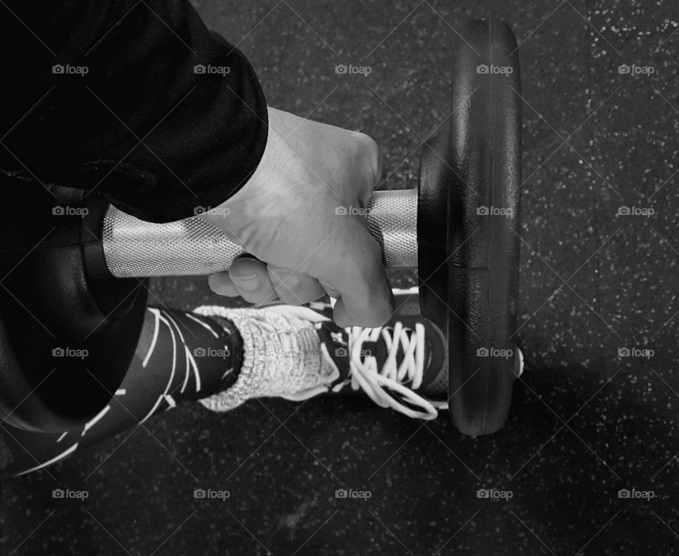 a little workout to keep fit and strong