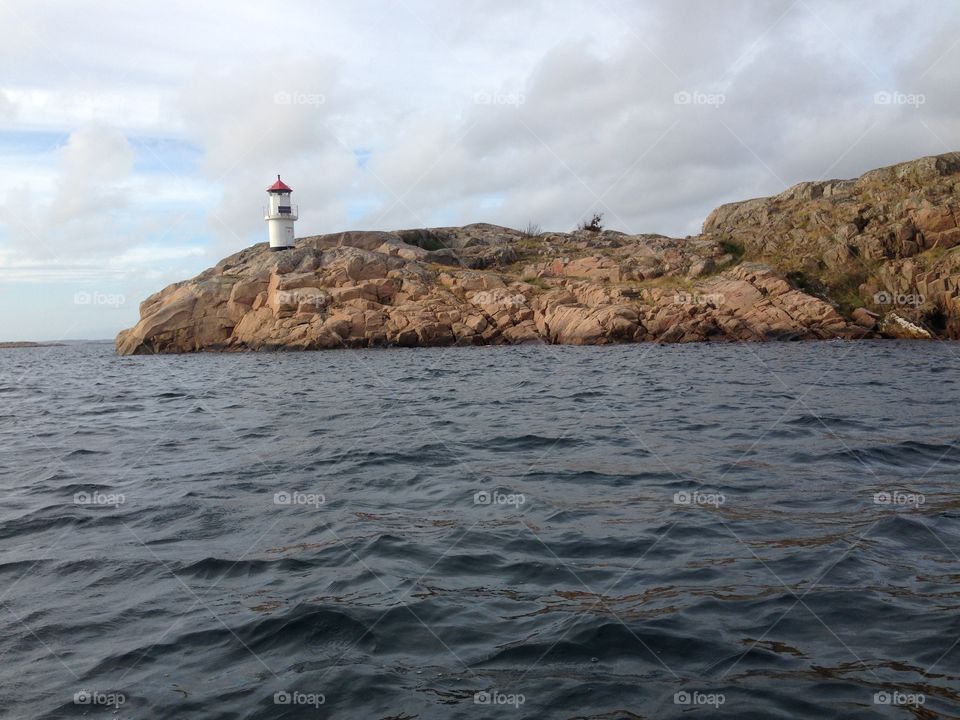 Lighthouse at Ramsvik. I took this photo during a fishingtrip at Ramsviks camping in Sweden. 
