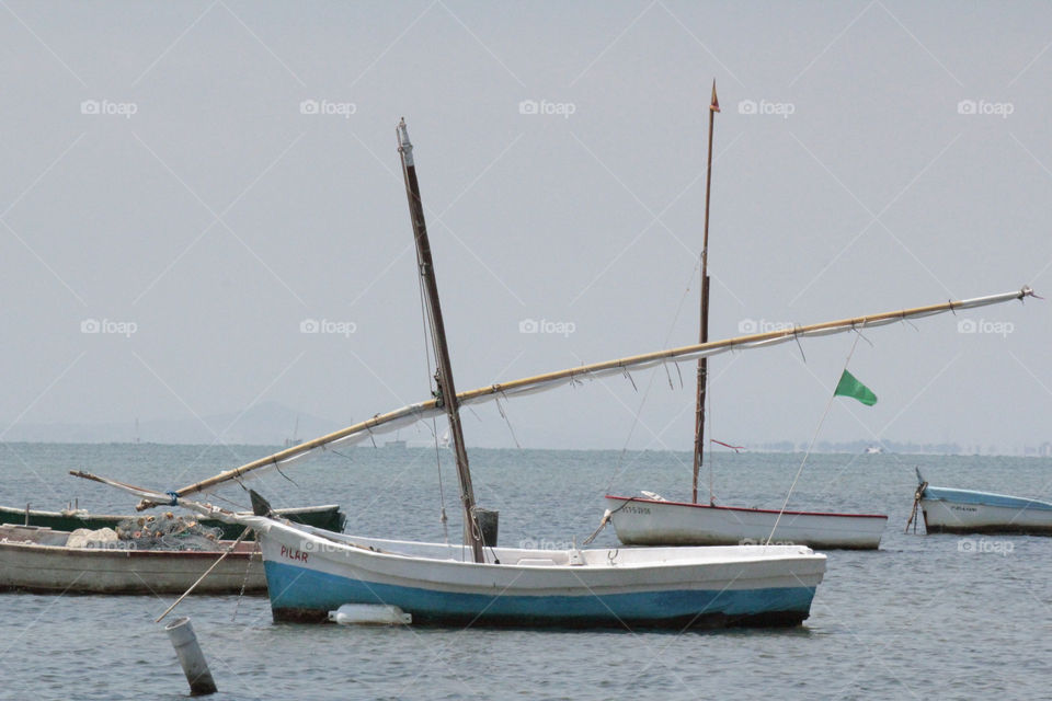 sky sea boat spain by istvan.jakob