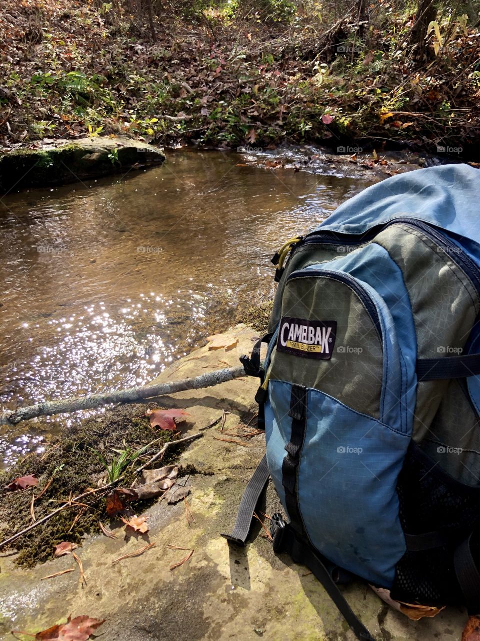 My brother’s backpack goes with me