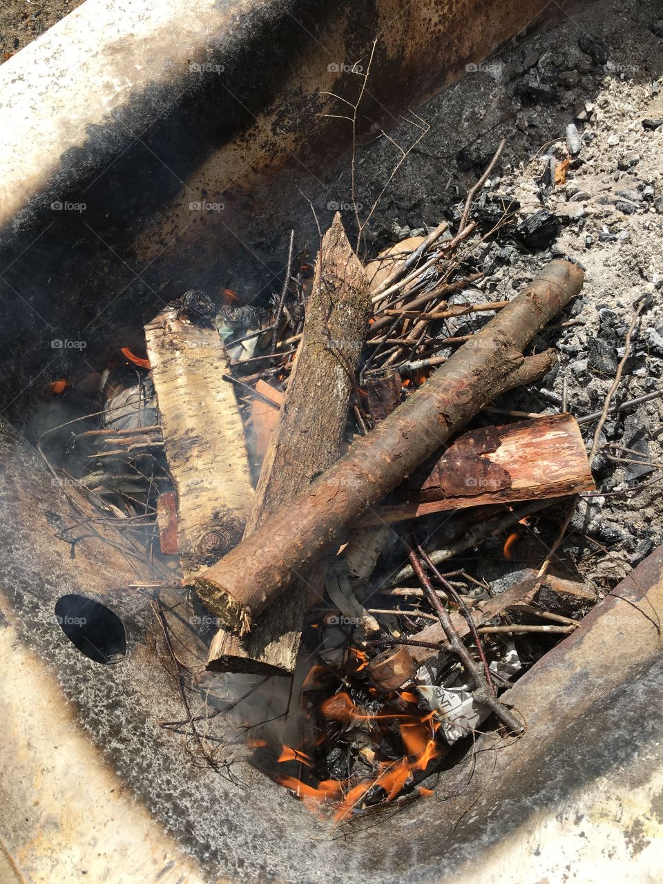 Flame, Ash, Heat, Burn, Firewood