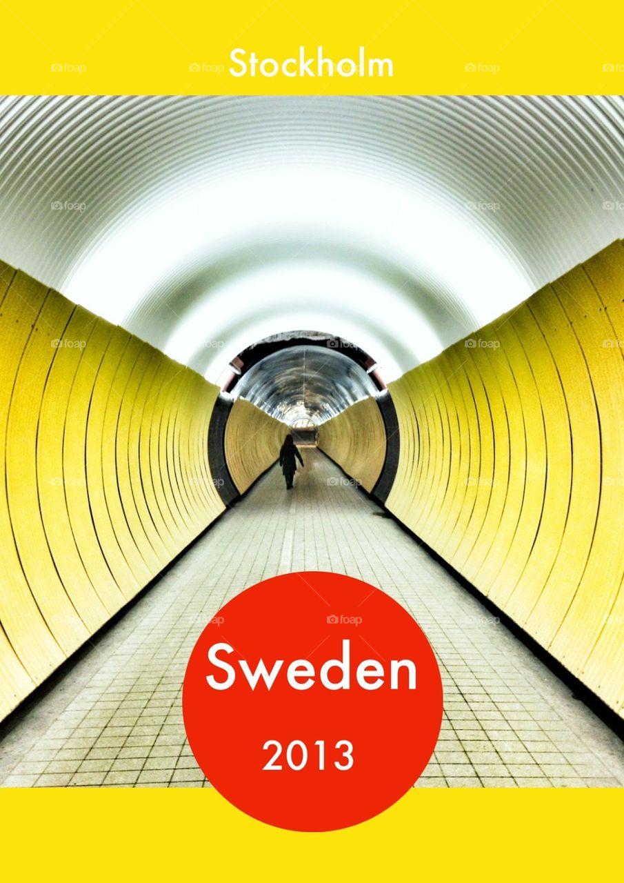 Tunnel. Stockholm, Sweden.