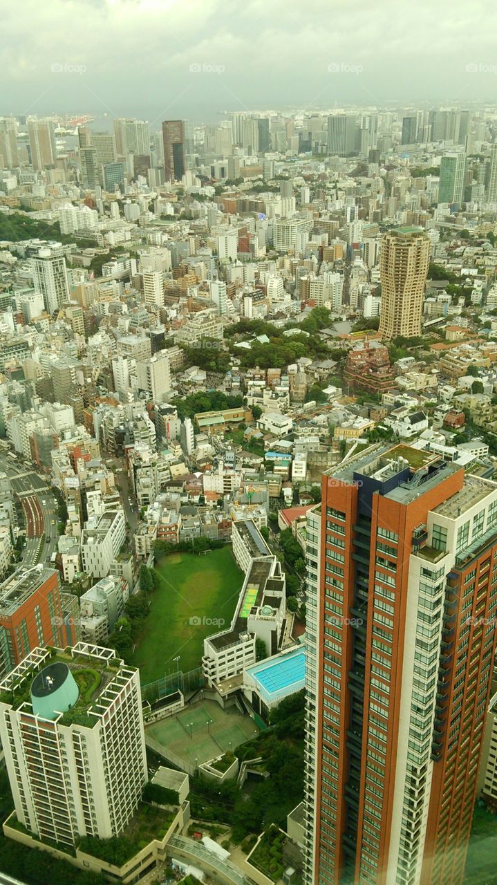 view from the Tokyo sky tree