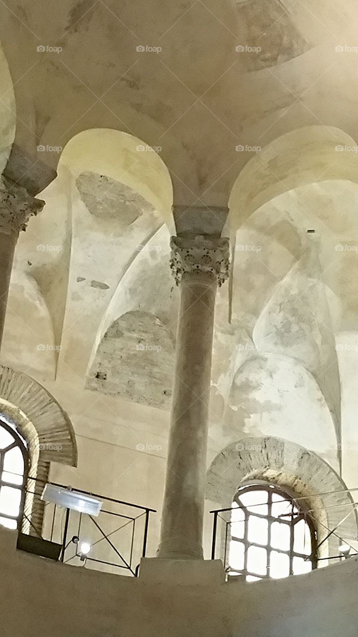 Cloister-Basilica di St. Vital. Ravenna Italy