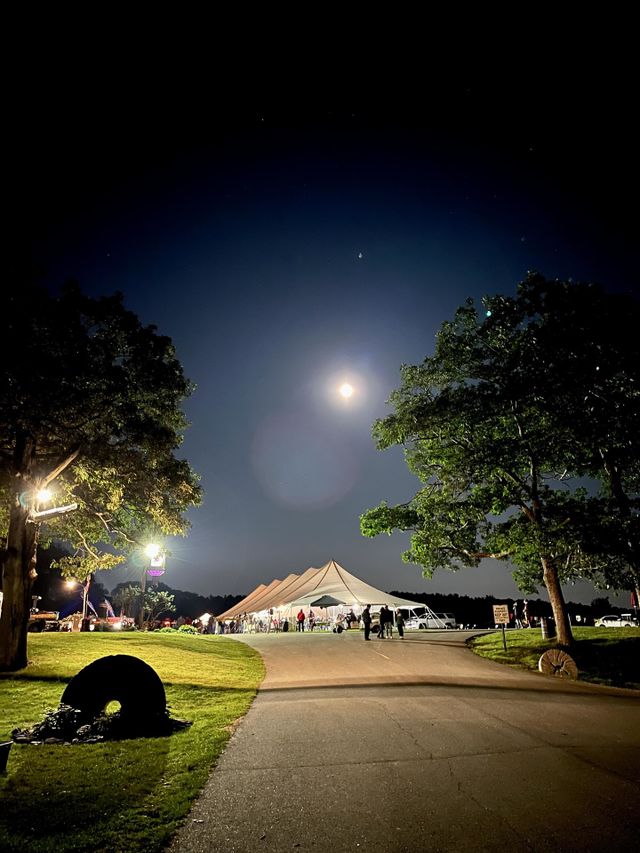 Music Tent at Night