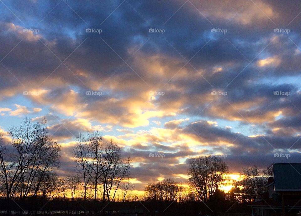 Clouds and Sunset