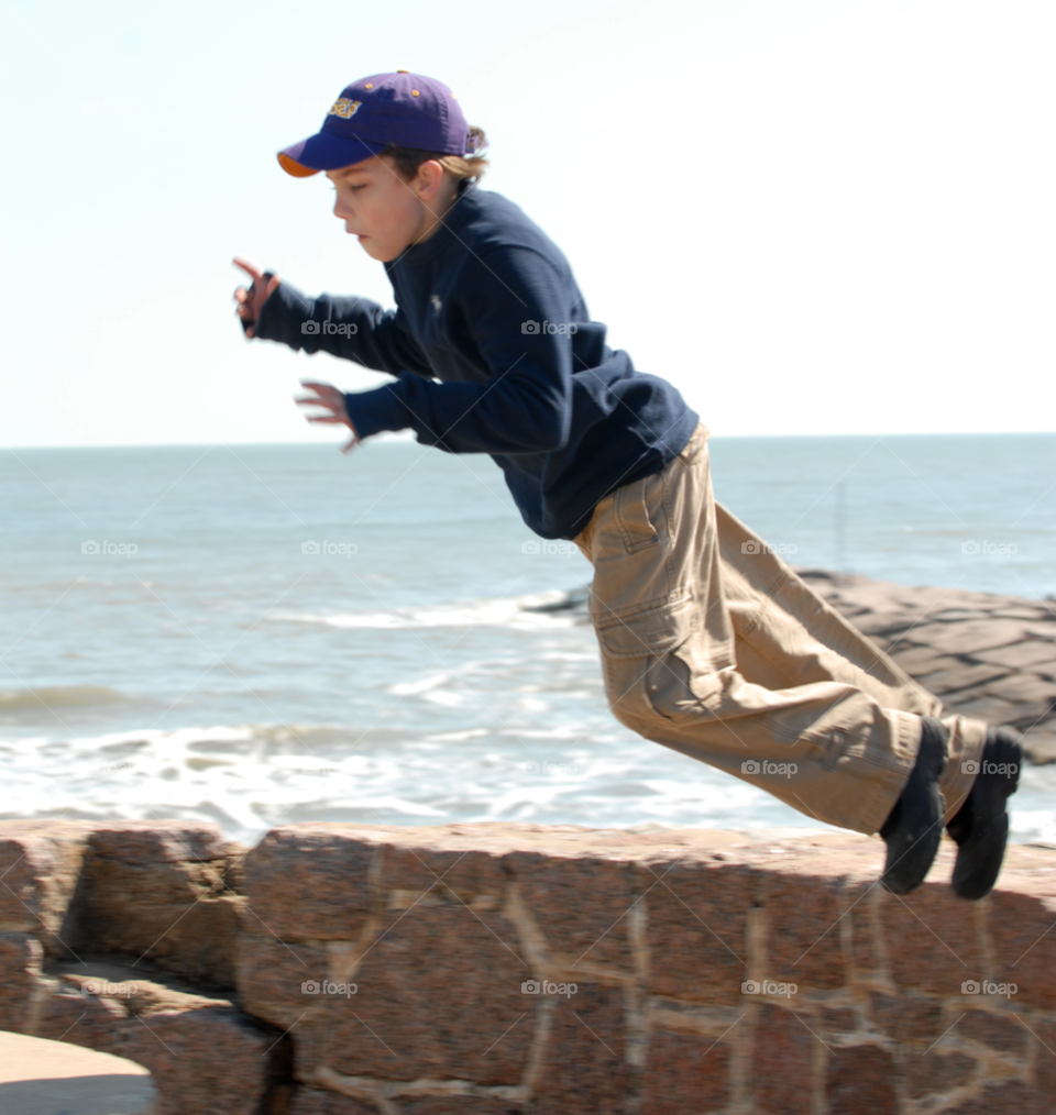 beach ocean play child by lightanddrawing