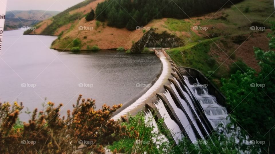 The gorgeous Clywedog Dam near Llanidloes Wales