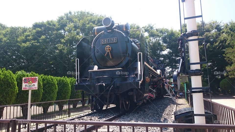 Old locomotive train