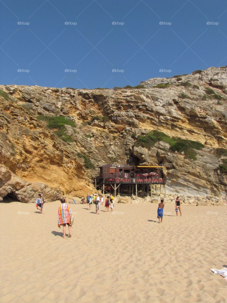 Beach restaurant, Portugal