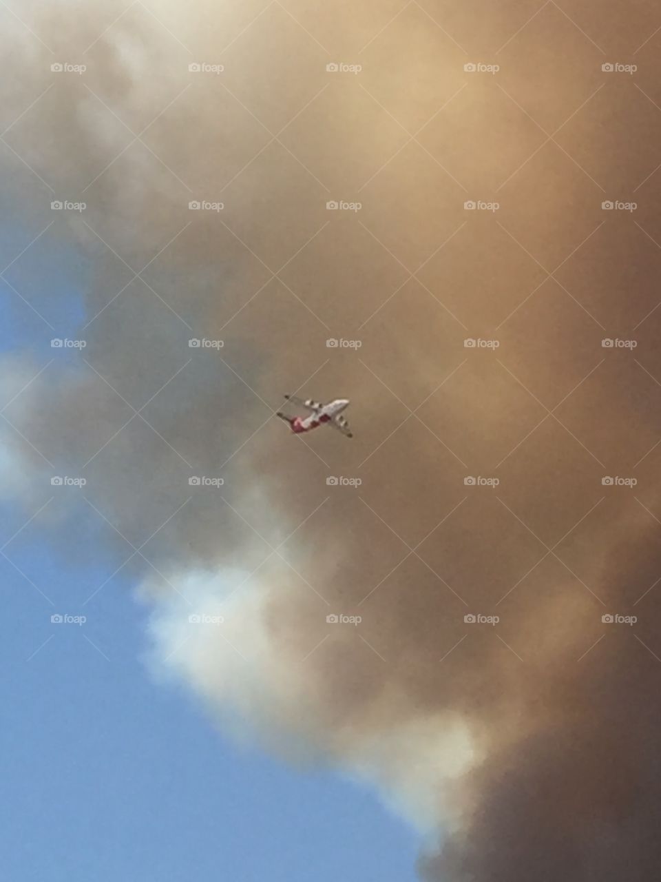 Fire and tanker plane