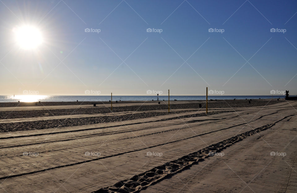 Sunset, Sun, Dawn, Beach, Sea