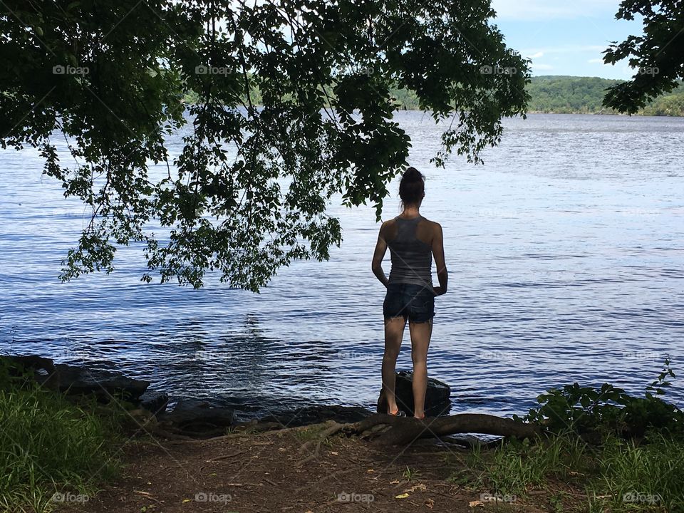 Peaceful river view