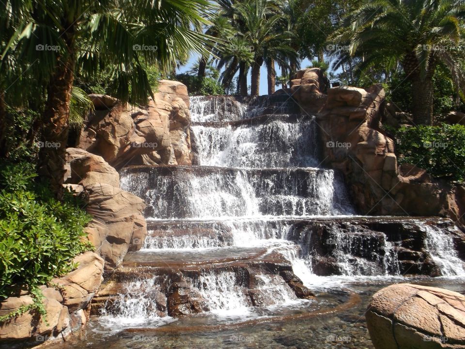 Waterfall in las vegas