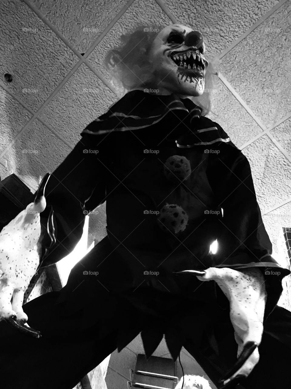 Celebrating Halloween with scary clowns 🤡 🎃