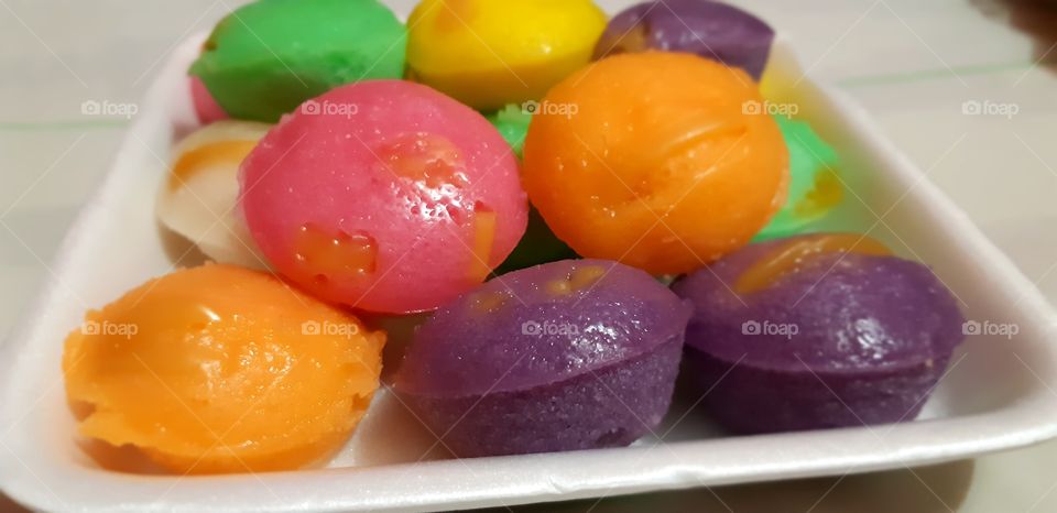colorful mini rice muffins