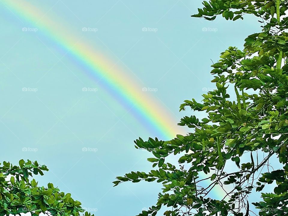 Rainbow after the rain. 🌈